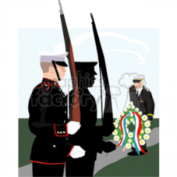 Royalty-Free cemetery military burial 145084 vector clip art image ...