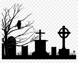 Headstone Clipart Grave Yard - Cemetery Clipart, HD Png ...
