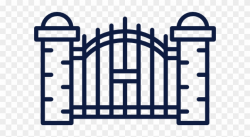 Gate Clipart Cemetery Gates - Gate Clipart - Png Download ...