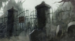 Cemetery Gates Drawings Cemetery Gate by Yiannisun | graveyards ...