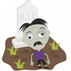 Zombie in Cemetery SVG cutting files for scrapbooking zombie svg cut ...