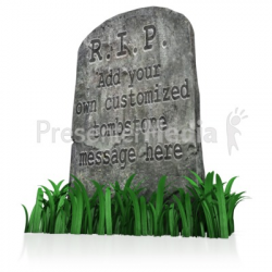 Tombstone Message - Medical and Health - Great Clipart for ...