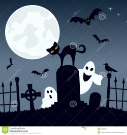 28+ Collection of Haunted Cemetery Clipart | High quality, free ...