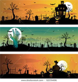 Haunted Cemetery Clipart