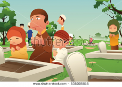 cemetery with people clipart 11 | Clipart Station