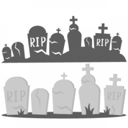 Tombstones SVG cutting files graveyard svg cut files halloween svg ...