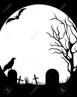 Cemetery clipart burial - Pencil and in color cemetery clipart burial