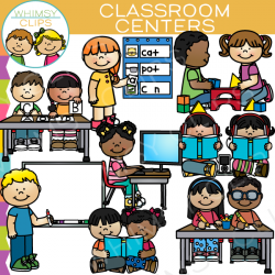 Classroom Centers Clip Art - Set One , Images & Illustrations ...