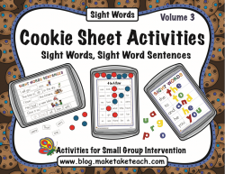Teaching Sight Words - Make Take & Teach
