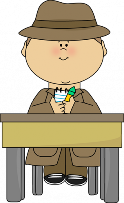 School Detective Clip Art - School Detective Image