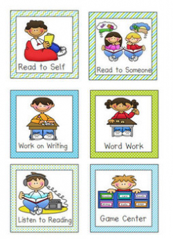 FREE* Literacy Center Icons by Rachelle Rosenblit | TpT