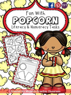 Fun with Popcorn {Literacy and Numeracy Centers} by Megan's Creative ...