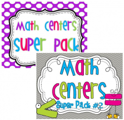 Kindergarten Math Centers - Little Minds at Work