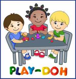 Clip Art Of Kids Playing With Play Doh Dixie Allan | Gyerkőcök ...