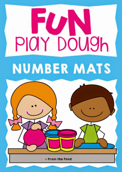 Apple Counting Play Dough Mats | From the Pond