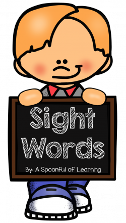 A Spoonful of Learning: Sight Words and a FREEBIE!