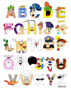 Breakfast Mascot Alphabet by Mike Boon | Alphabet letters, Creative ...