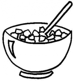 cereal clipart black and white 10 | Clipart Station
