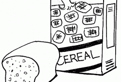 cereal coloring page clipart bread and cereal free coloring pages ...