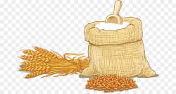 Wheat flour Wheat flour Cereal Clip art - Agricultural wheat png ...