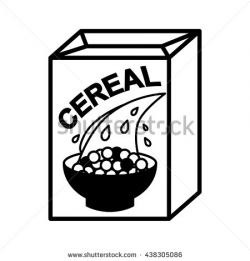 cereal clipart black and white 4 | Clipart Station