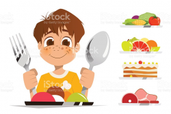 Kid Eating Cereal Clipart 3101 | MOVIEWEB