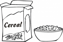 cereal coloring page clipart breakfast coloring pages printable ...