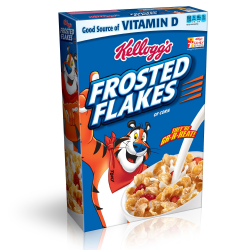 Amazon.com: Kellogg's Frosted Flakes Cereal, 1-Ounce Bowls (Pack of ...