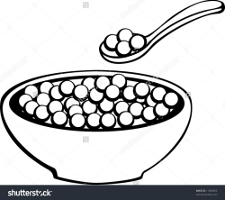 28+ Collection of Cereal Bowl Clipart Black And White | High quality ...