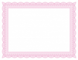 Lace Formal Certificate Borders