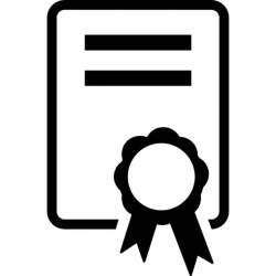 Certificate, IOS 7 interface symbol Icons | Free Download