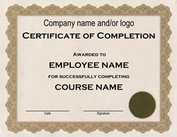 Geographics Certificates | Free Word Templates Clip Art & Wording