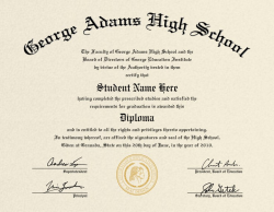 Fake Degree Certificate Template asafonec Graduation Diploma Wording ...