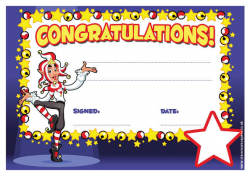 Personalised Certificates for Schools | Congratulations, Jester ...
