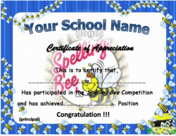 7 best Spelling Bee images on Pinterest | Bee certificate ...