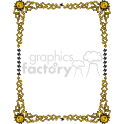 Royalty-Free Chain and sun border 133997 vector clip art image - WMF ...