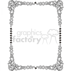 Royalty-Free Black and white sun and chain border 134047 vector clip ...