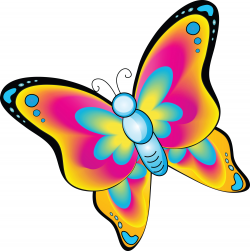 Cartoon butterfly clipart - Clip Art Library