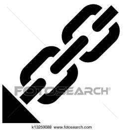 Link clipart clip art of chain link k13259088 search clipart ...