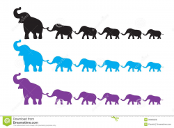 tattoo elephants walking silhouette - Google Search | Pachyderms ...