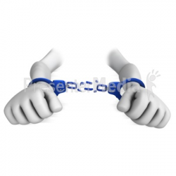 Hands Break Chains of Handcuffs - Presentation Clipart - Great ...