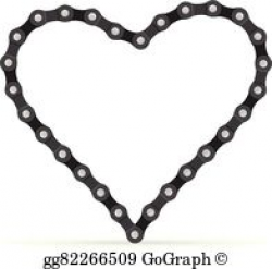 Vector Stock - Bike chain. Clipart Illustration gg82538587 - GoGraph