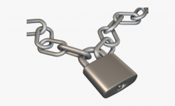 Cliparts Locked Chains - Padlock And Chain Png #1032321 ...