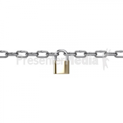Metal Chain Connected Padlock - Home and Lifestyle - Great Clipart ...