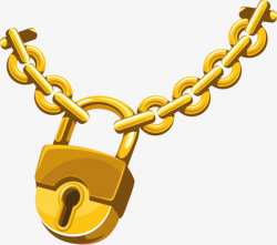 Gold Chains, Gold, Chain, Lock PNG Image and Clipart for Free Download