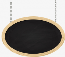 Oval Blackboard, Black, Chain, Blackboard PNG Image and Clipart for ...