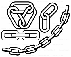Chain Silhouette at GetDrawings.com | Free for personal use Chain ...