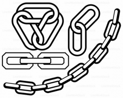 Chain svg/chain clipart/chain svg/chain silhouette/chain cricut cut ...