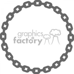 chain frame svg cut file clipart. Royalty-free clipart # 403101