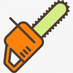 A Sharp Chainsaw, Chainsaw, Cartoon, Tool PNG Image and Clipart for ...